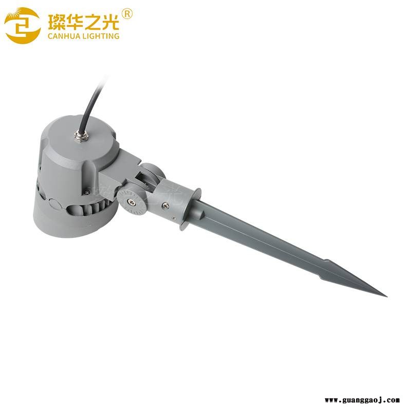 户外LED射树灯RGB照树灯插地灯景观草坪灯圆形投光灯图3