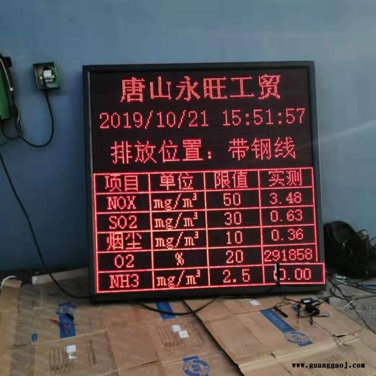 北京环保在线监测数据公示室内高清LED显示屏图2