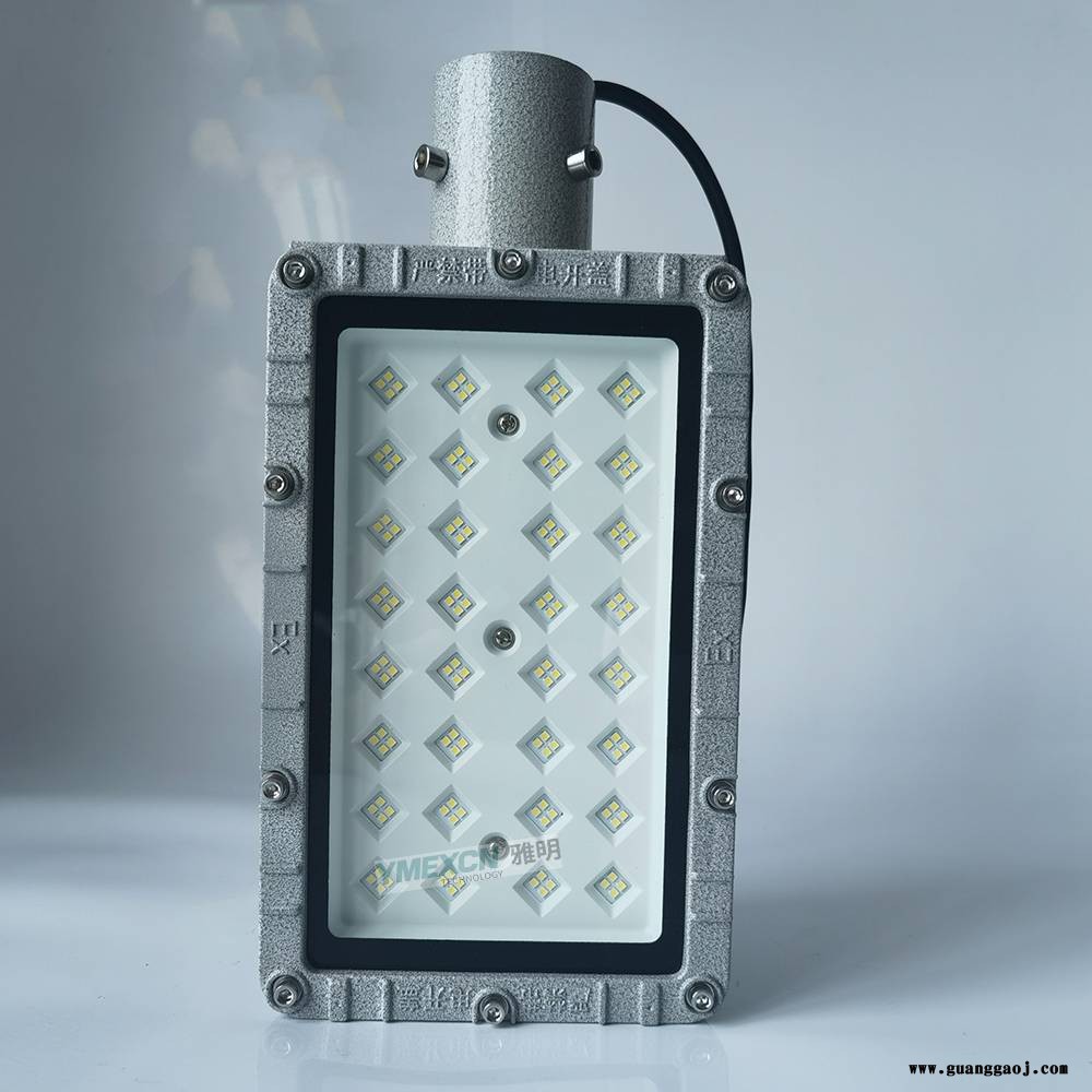 LED防爆投光灯BFC8115A-100W150W化工厂加油站方形防眩吸顶吊杆灯图2