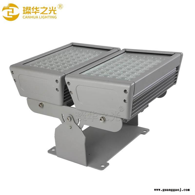 led户外防水投光灯DMX512全彩外控染色灯室外双层投射灯图2