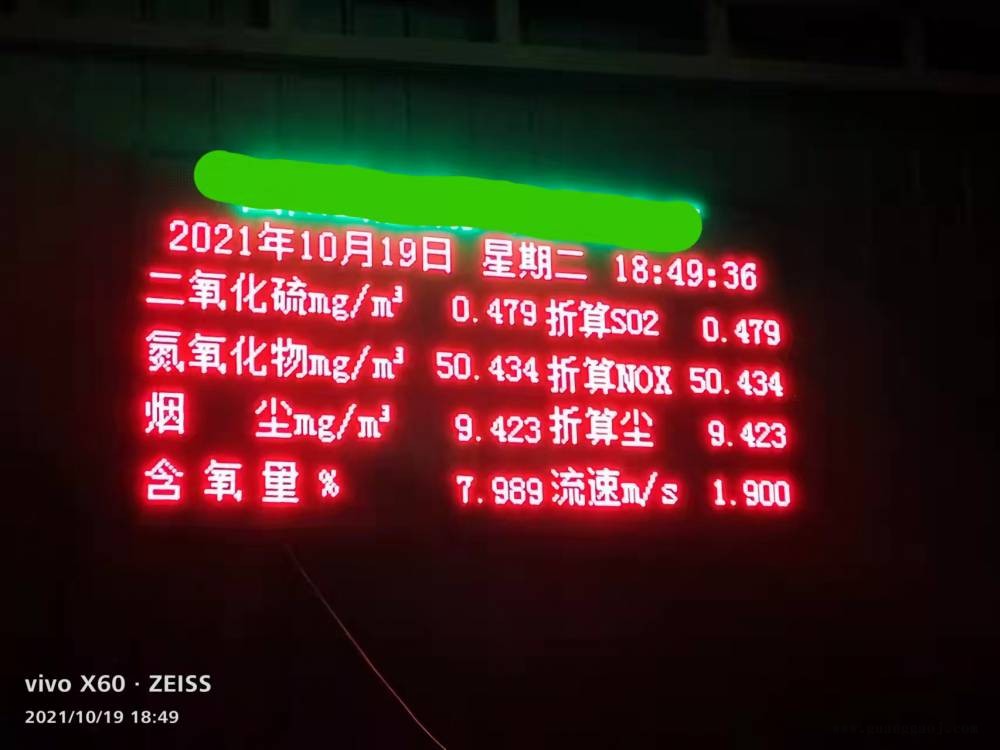 户外防水箱体环保公示污染指标实时监测二次开发LED显示屏图2