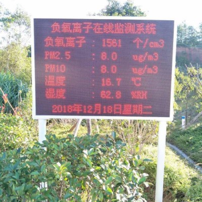 在线式负氧离子监测系统 LED显示屏实时显示设备