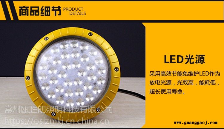 免维护LED防爆灯HRD23060W带U型支架壁式投光灯防爆防腐灯WF2图3