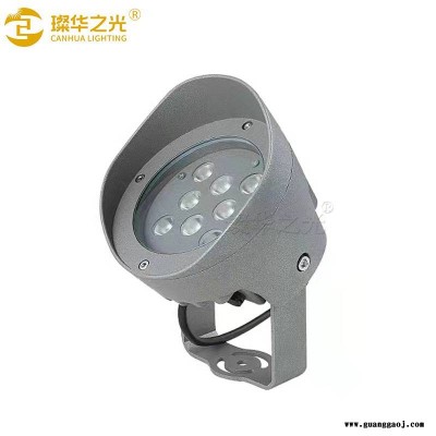 LED投射灯照树灯园林绿化景观投光灯圆形草坪插地灯