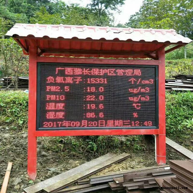 气体含氧量监测仪 LED显示屏大气负氧离在线监测设备图3