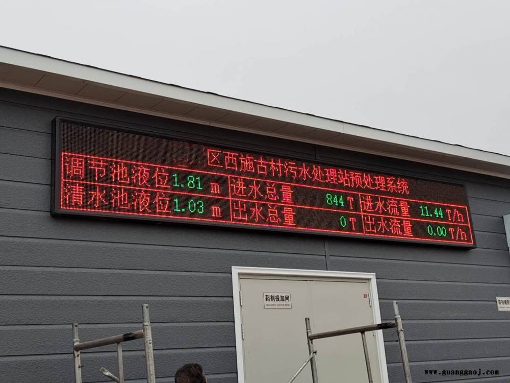 生活垃圾焚烧发电厂污染数据公示led显示屏图3