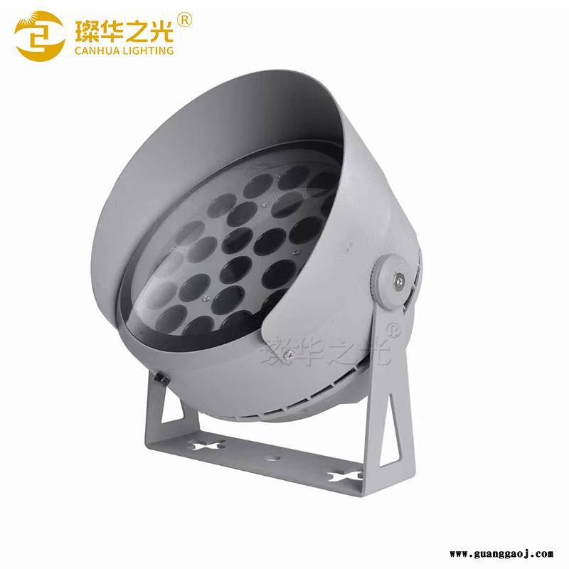 led投光灯36W圆形凸玻璃照树灯54W公园景观园林抱箍灯图2