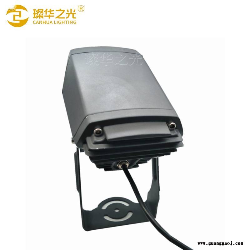 led户外圆形投光灯RGB照树灯室外园林庭院草坪插地灯图3