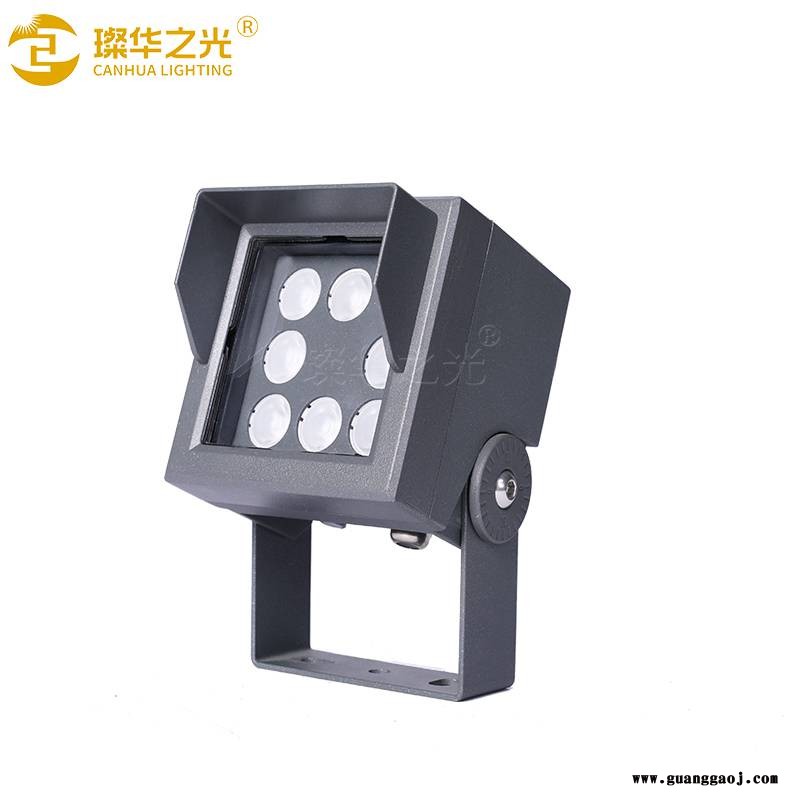 led投光灯户外方形窄角度投射灯园林景观亮化rgb照树灯图2