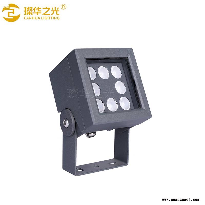 led投光灯户外方形窄角度投射灯园林景观亮化rgb照树灯图3