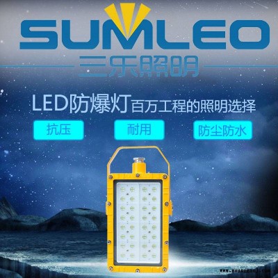 浙江三乐照明 石油化工加油站LED防爆灯 防爆投光灯 非标定制