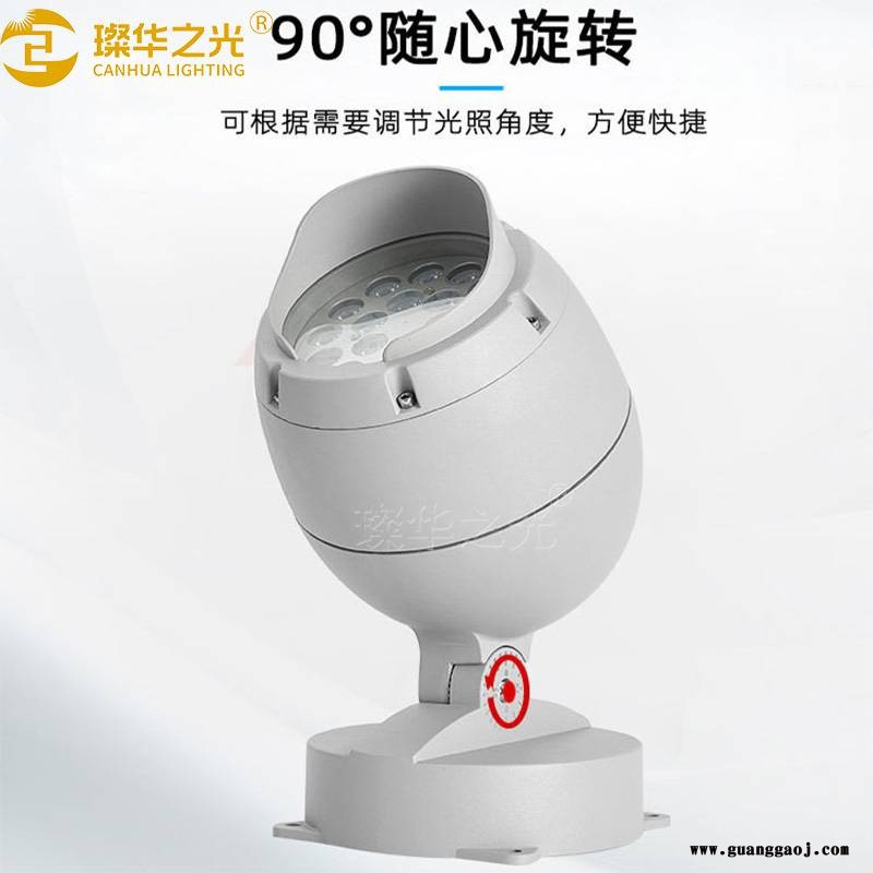 led投光灯36W户外防水公园照树灯72W酒店亮化投射灯图2