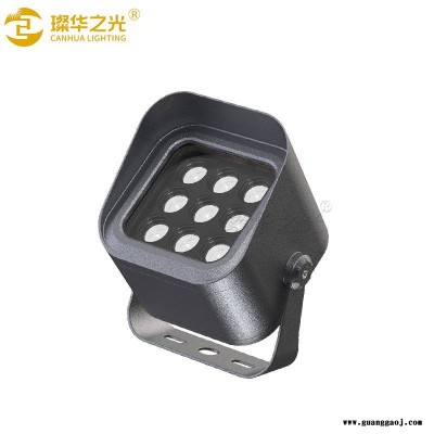 led方形投射灯户外防水广场七彩投光灯大功率景观照树灯