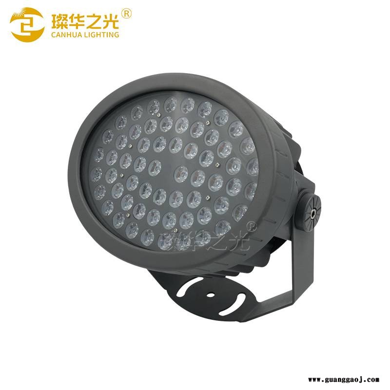led七彩投光灯椭圆形射树灯别墅园林庭院景观照树地插灯图2