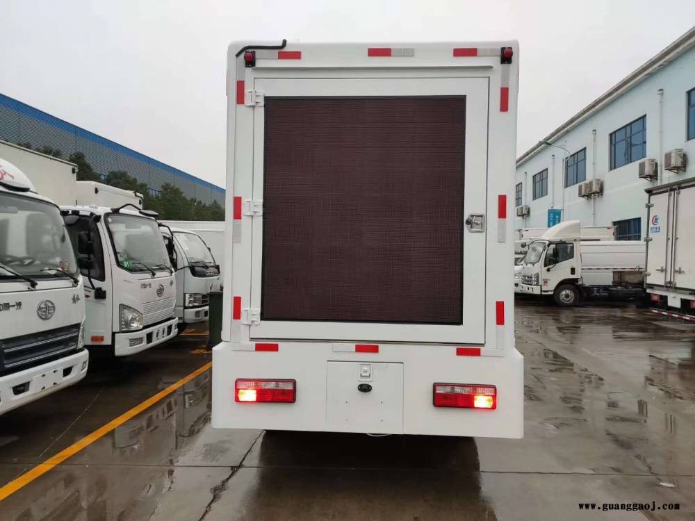 国六解放虎v宣传车LED显示屏