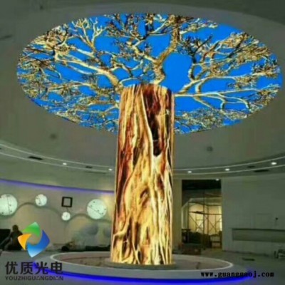 创意异形显示屏，撑起一片天显示屏，圣诞树屏 全彩高清LED显示屏