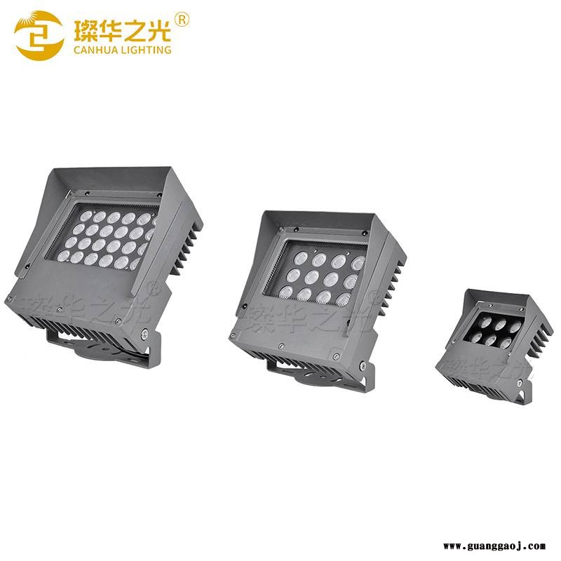 方形LED投光灯100W户外景观楼体庭院广场公园照树灯图2