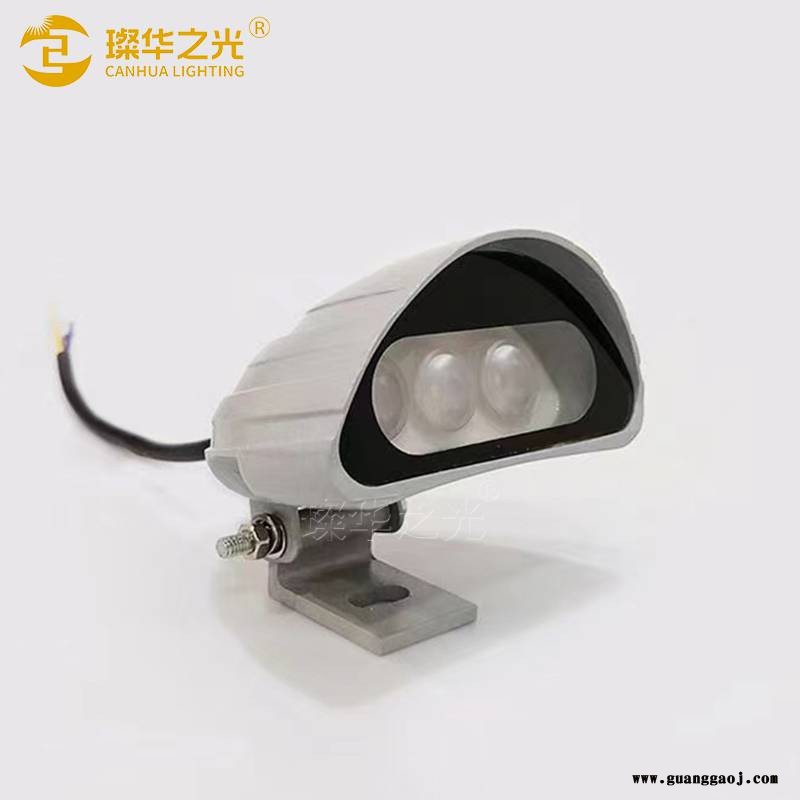 户外3W小角度防水投光灯古建筑屋顶庭院投射灯景观射树灯图2