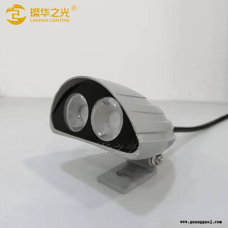 户外3W小角度防水投光灯古建筑屋顶庭院投射灯景观射树灯图3