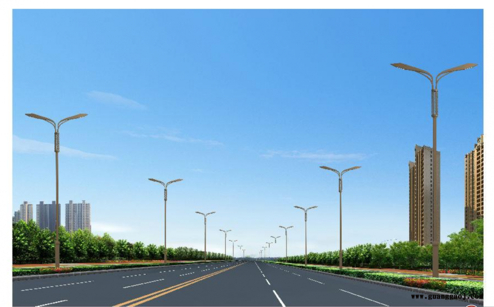 西双版纳地方特色道路灯 武汉10米12米路灯 科尼星高杆投光灯图2