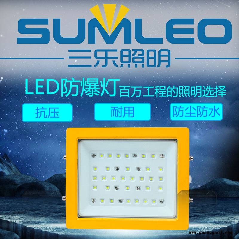 led防爆灯仓库厂房化工厂喷漆房防爆型投光灯加油站防水防爆灯图2