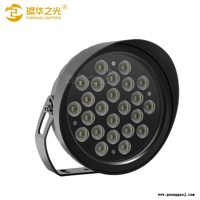 led圆形投光灯户外防水大功率照树灯景观公园庭院插地灯图2