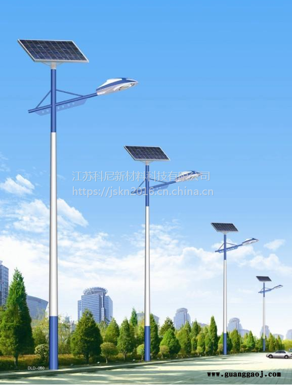 和县新农村建设太阳能路灯 嘉峪关乡村公路太阳能灯 科尼星15米投光灯图1