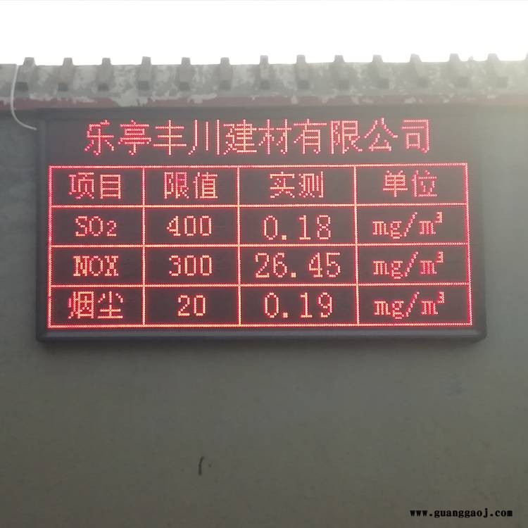 河北廊坊环境环保监测数据实时公示廊坊led显示屏制作租赁图3