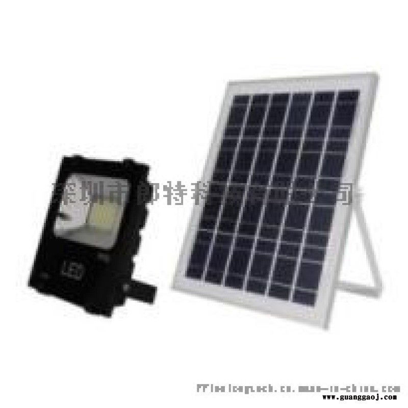 不用电费的太阳能led投光灯100w-郎特照明图2