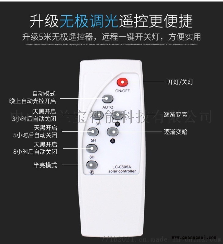 太阳能投光灯图4