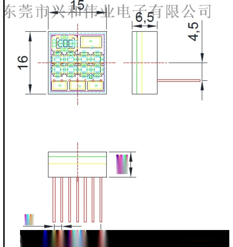 音响数码屏 XH1516无线话筒显示屏 麦克风LED显示屏 东莞厂家直销图4