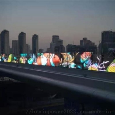 透明LED显示屏电路板厂家户外广告屏显示方案