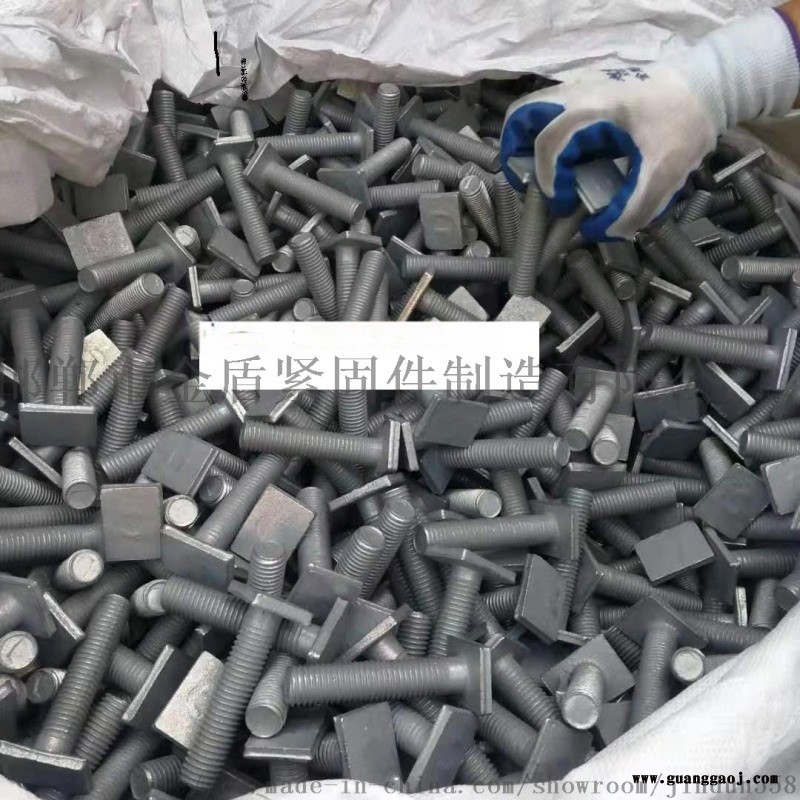 高速公路指示标志牌方头螺栓,扁铁抱箍各规格型号生产图3