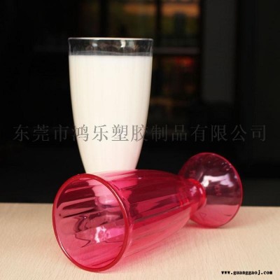源头工厂直营400ml塑料果汁杯冷饮塑料奶茶杯