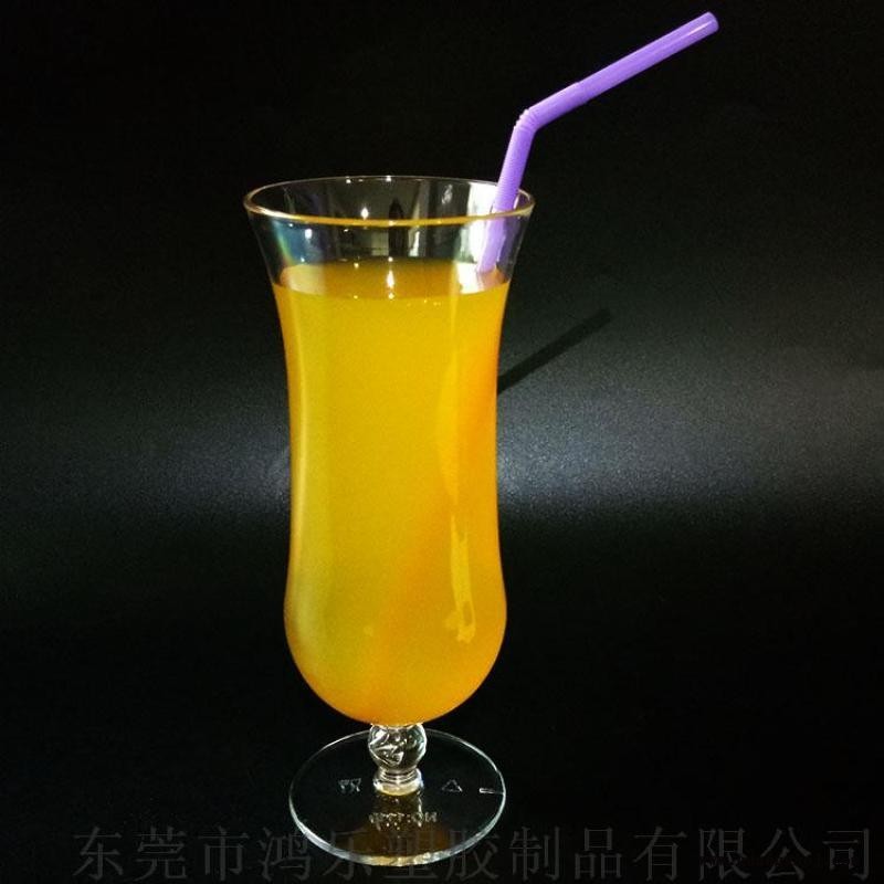 东莞塑料果汁杯450ml鸿乐塑料杯厂家现货直营图4