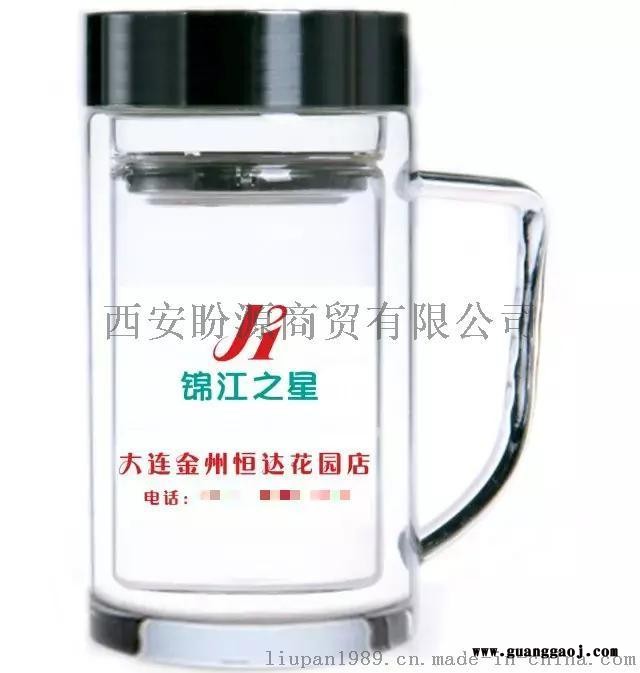 西安广告杯子制作玻璃杯子定制水晶杯制作图2