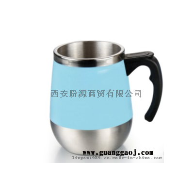 西安盼源保温杯定制玻璃杯制作广告杯子制作