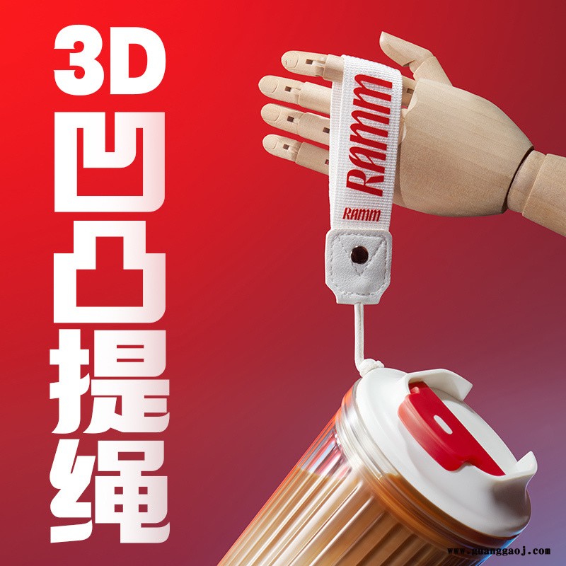 咖啡杯定制 便携ins高颜值Tritan塑料杯子图2