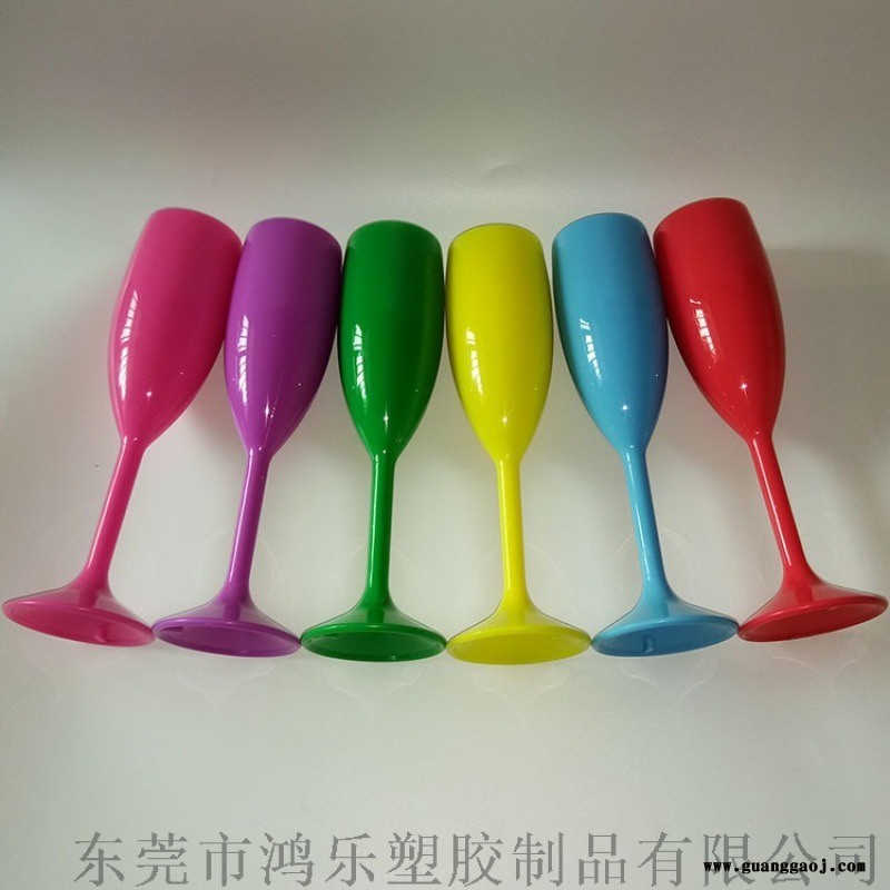 环保PS高脚塑料酒杯亚克力塑料香槟杯创意广告礼品杯图4