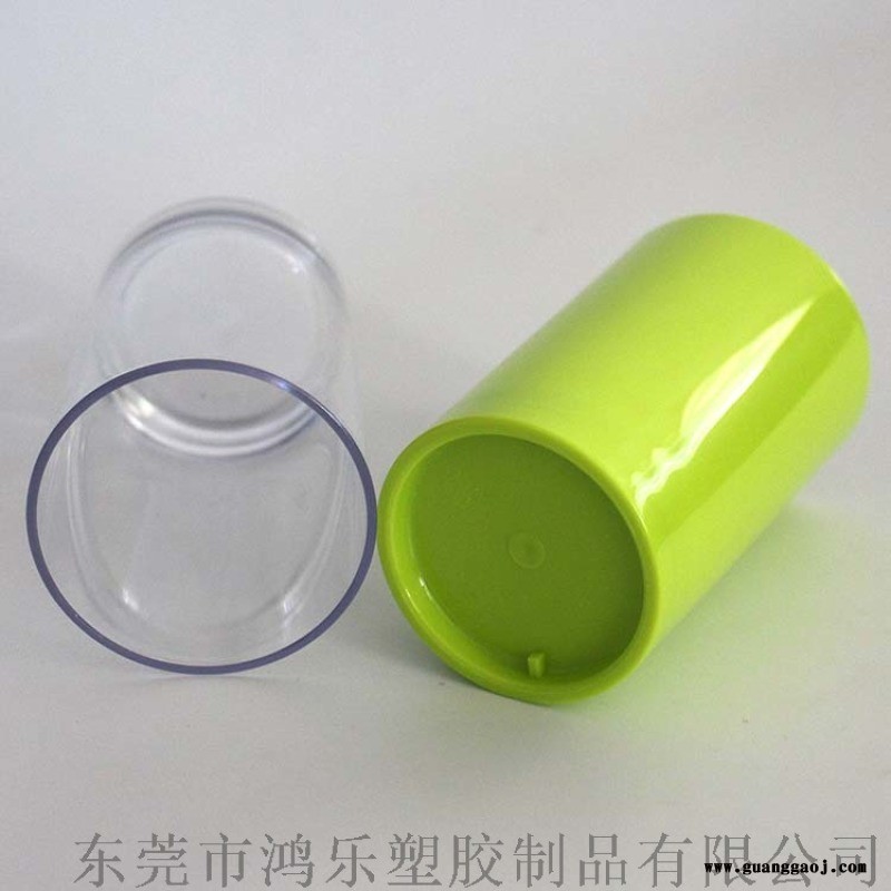 9oz直身塑料杯高透明塑料果汁冷饮杯牛奶杯图2