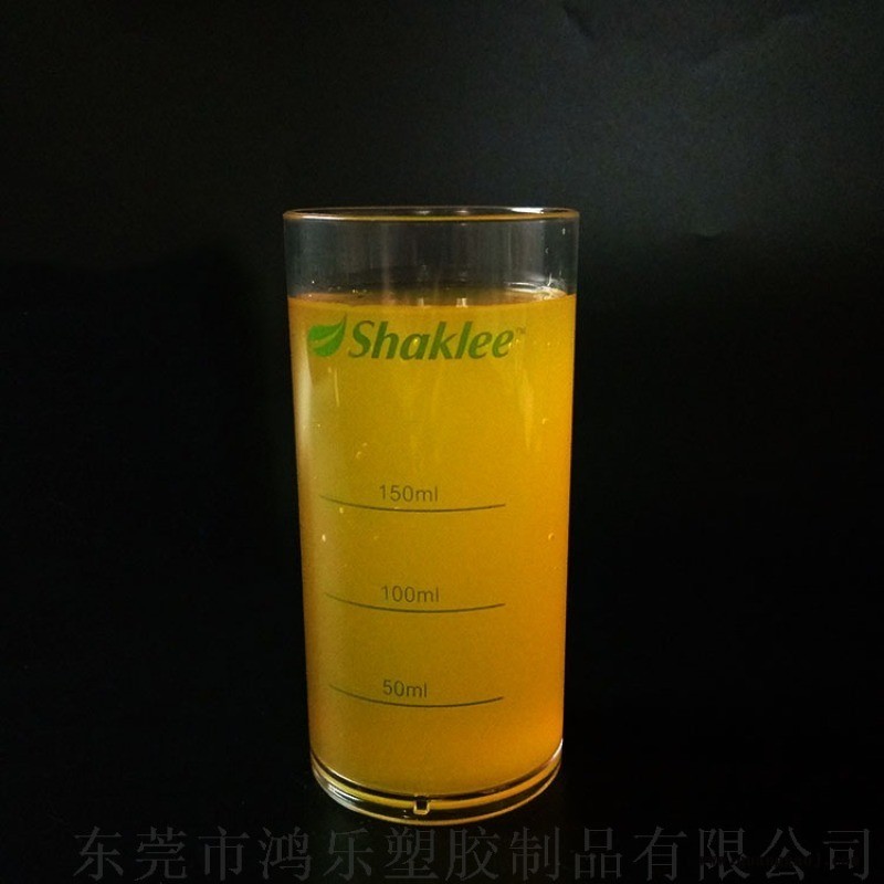 鸿乐塑料直身杯现货直销10oz圆筒塑料水杯果汁杯图4