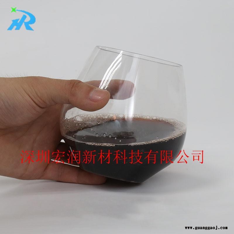 供应PET不倒翁塑料酒杯，  塑料杯图3