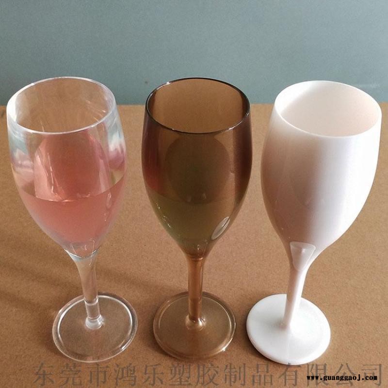 小高脚香槟酒杯PS透明塑料高脚杯东莞厂家直营图2