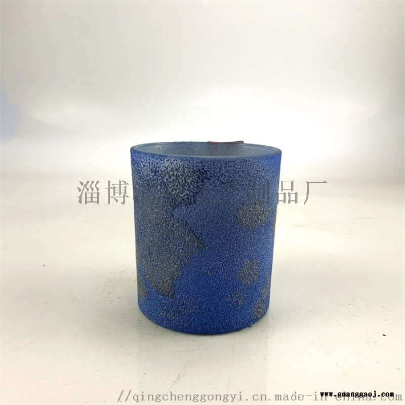 香薰蜡烛杯复古蜡烛杯做旧蜡烛杯欧式玻璃烛台图4