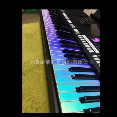 炫彩膜幻彩镭射纸七彩玻璃纸贴膜镭射膜滴胶手工彩虹透明彩色贴纸