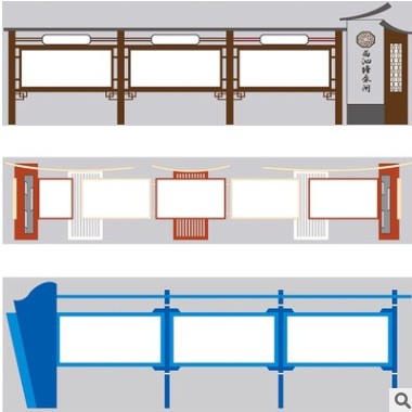 社区广告宣传栏工地宣传栏阅报栏校园户外宣传栏液压广告栏现货图2