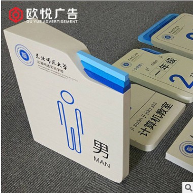 学校户外立牌分区导示牌设计标识项目指示牌教学楼标牌工厂定制图2
