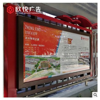 学校文化宣传栏户外分区导视系统设计标识项目指示牌标牌工厂定制