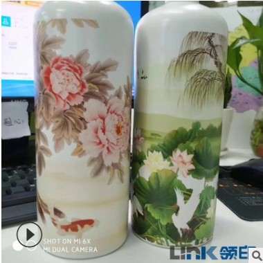3D圆柱体彩雕设备 保温杯DIY喷绘打印机 酒瓶酒盒uv打印机图2
