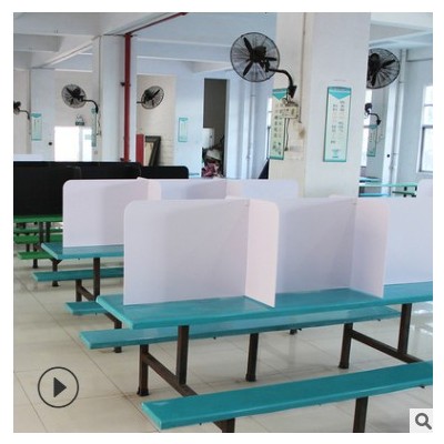 防飞沫隔离挡板亚克力透明可定制防疫餐桌隔离板学校食堂柜台挡板